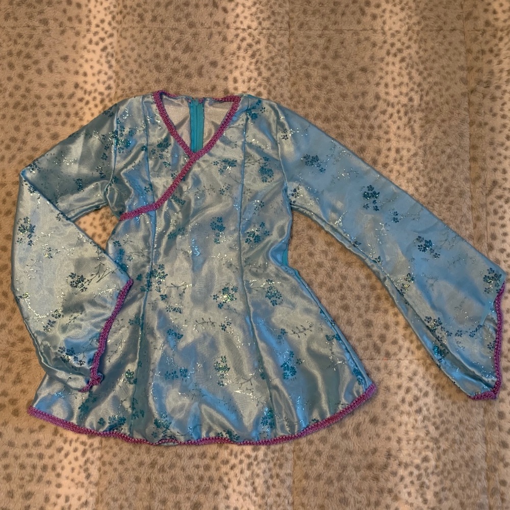 Sparkle flower geisha dance costume.